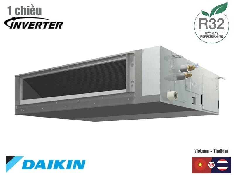 Điều hòa nối ống gió Daikin 1 chiều inverter 45000BTU FBA125BVMA9/RZF125CYM